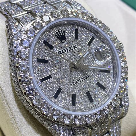 rolex 41mm bust down|rolex bust down vvs diamonds.